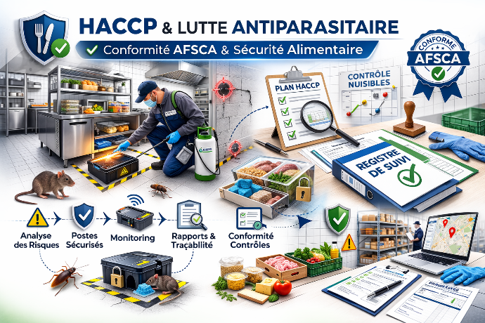HACCP, déroulement d’une intervention